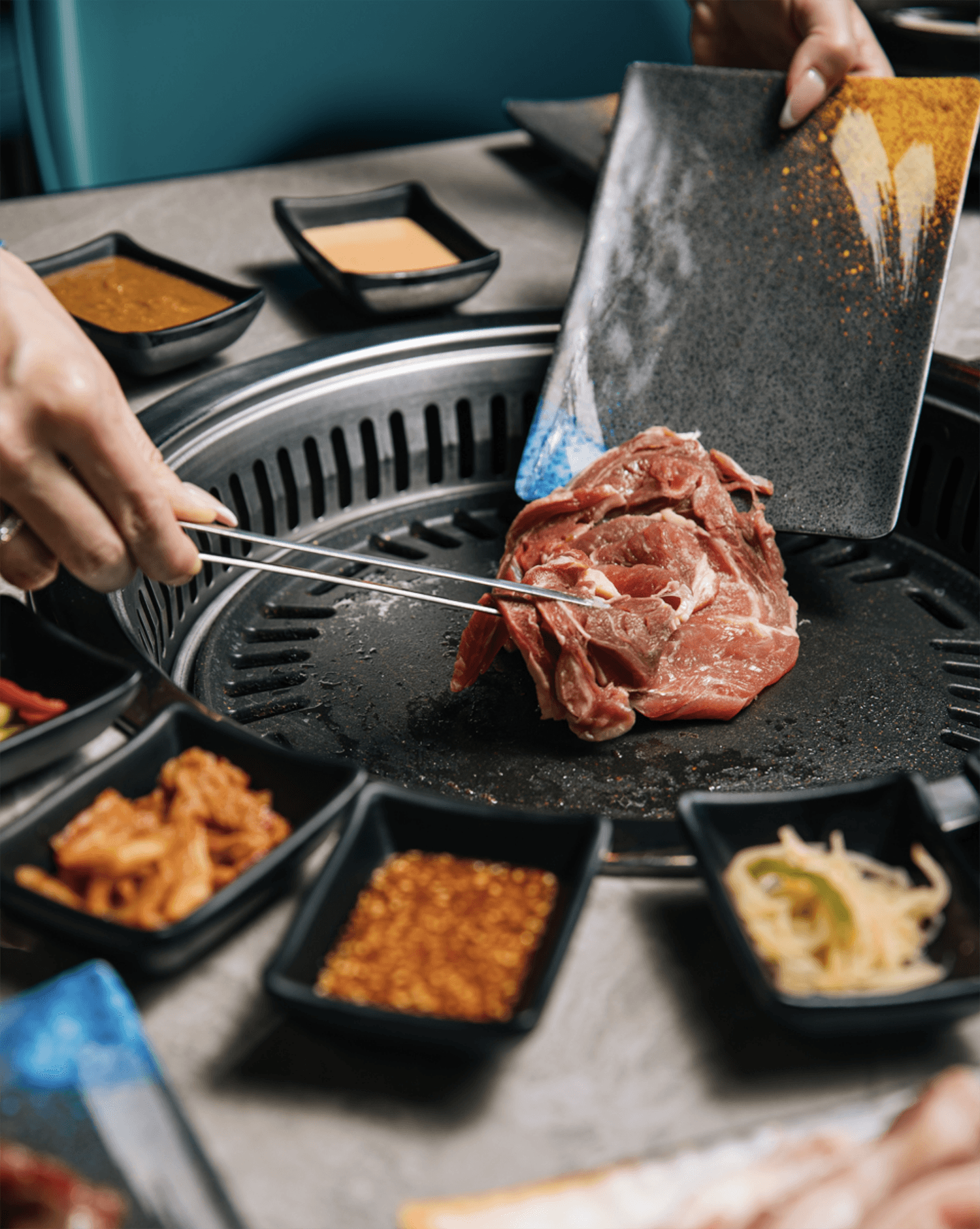 Korean BBQ tafelgrill bij Ocean Paradise