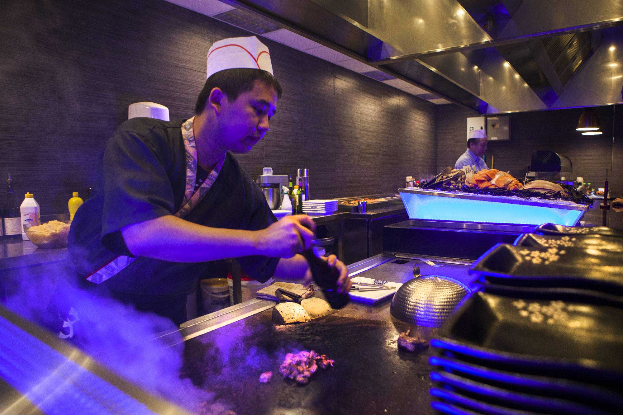 Wokbuffet met verse gerechten bij Ocean Paradise Sittard
